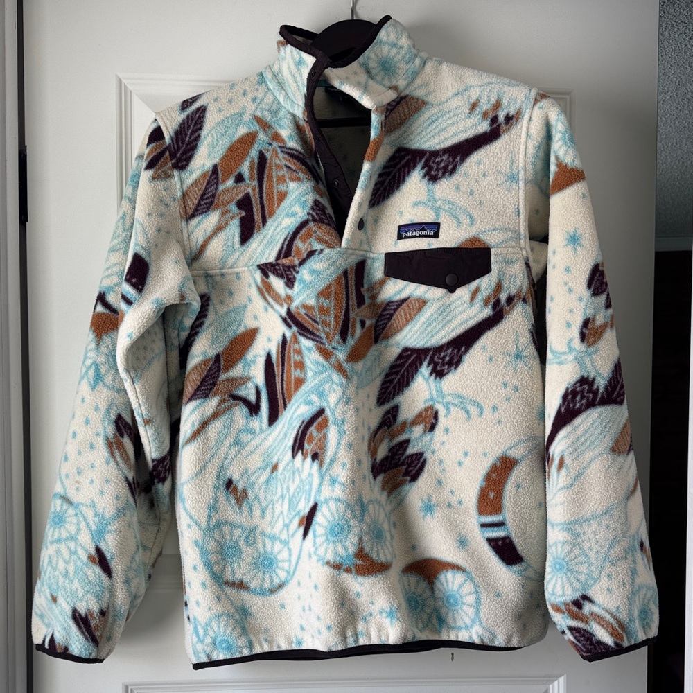 Patagonia Womens Synchilla Owl Harvest Moon Fleece